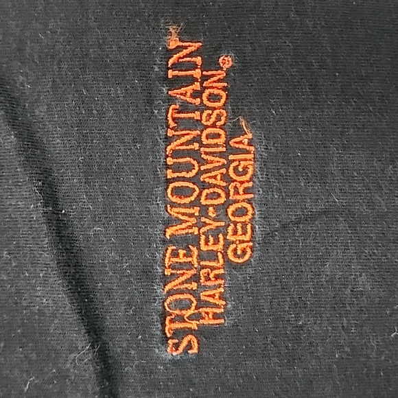 Harley-Davidson Men's XL Long Sleeve Embroidered Color Block T-Shirt - Picture 3 of 6